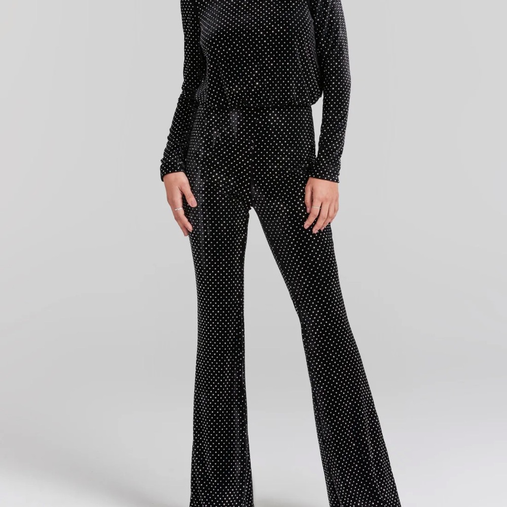 Black rhinestone Jumpsuit